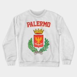 Palermo, Sicily / Retro Italian Region Design Crewneck Sweatshirt